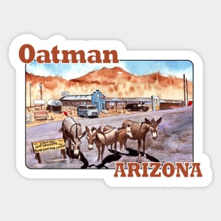 Donkeys of Oatman, Arizona Sticker